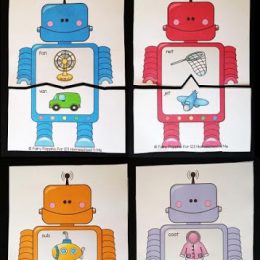 FREE Robots Game Printables