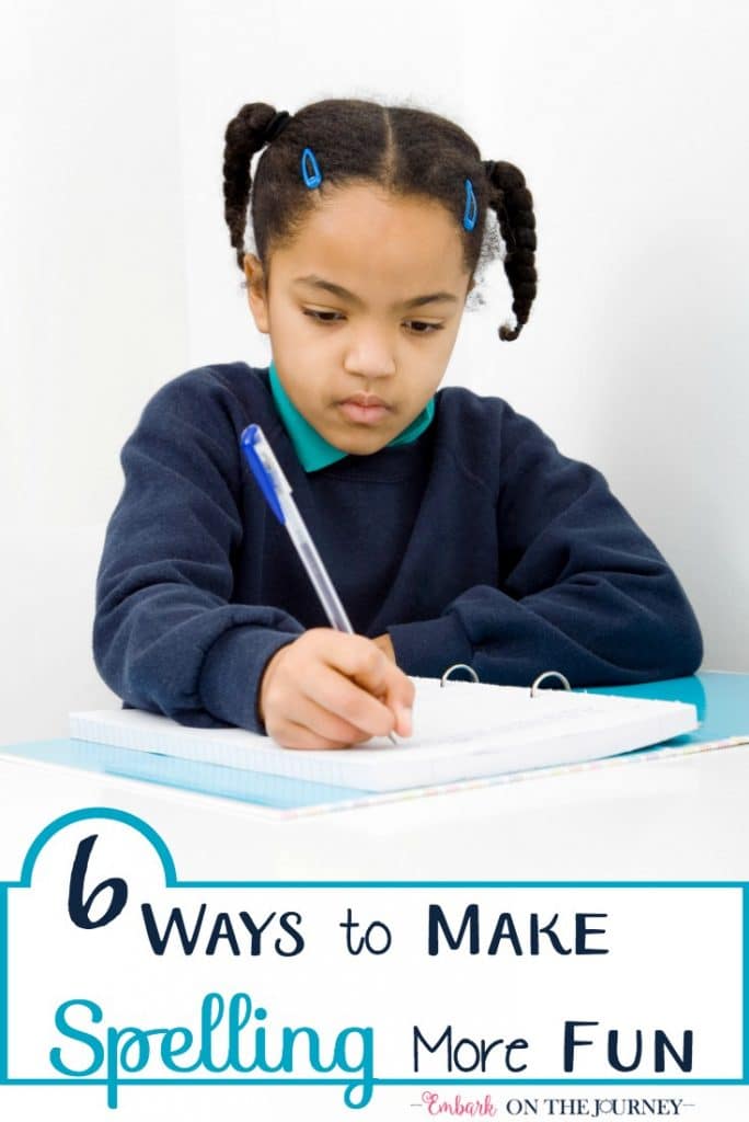 FREE 6 Ways to Make Spelling Fun