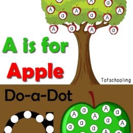 FREE A is for Apple Dot Pages