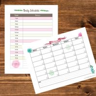 FREE Homeschool Schedule Planner Printables