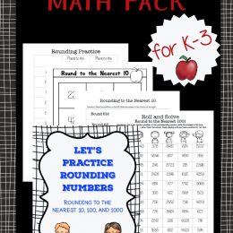 FREE Math Rounding Numbers Pack