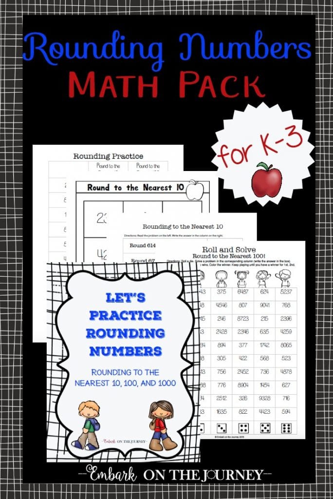 FREE Math Rounding Numbers Pack