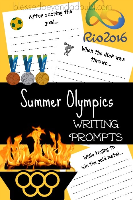 FREE Summer Olympics Writing Prompts