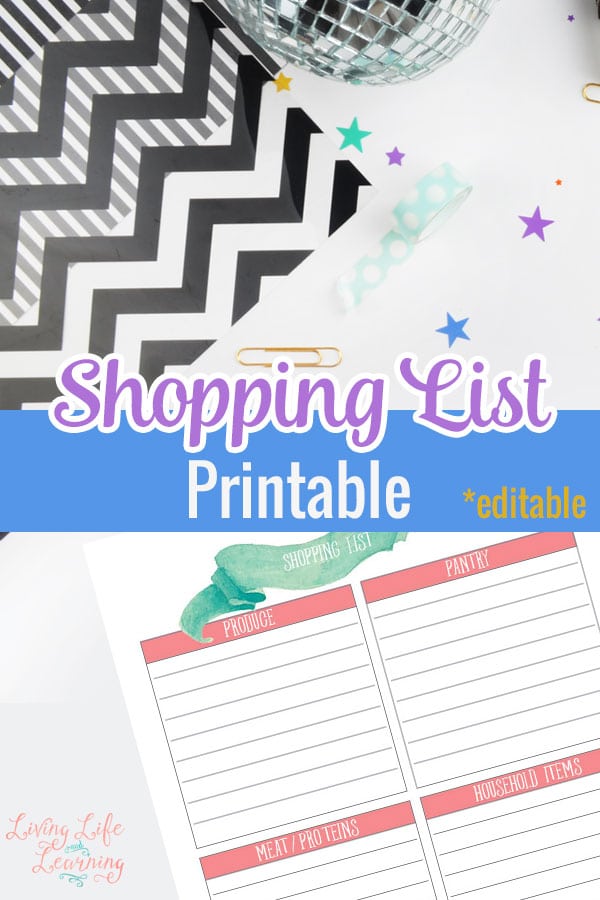 FREE Shopping List