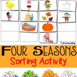 FREE Four Seasons Activity