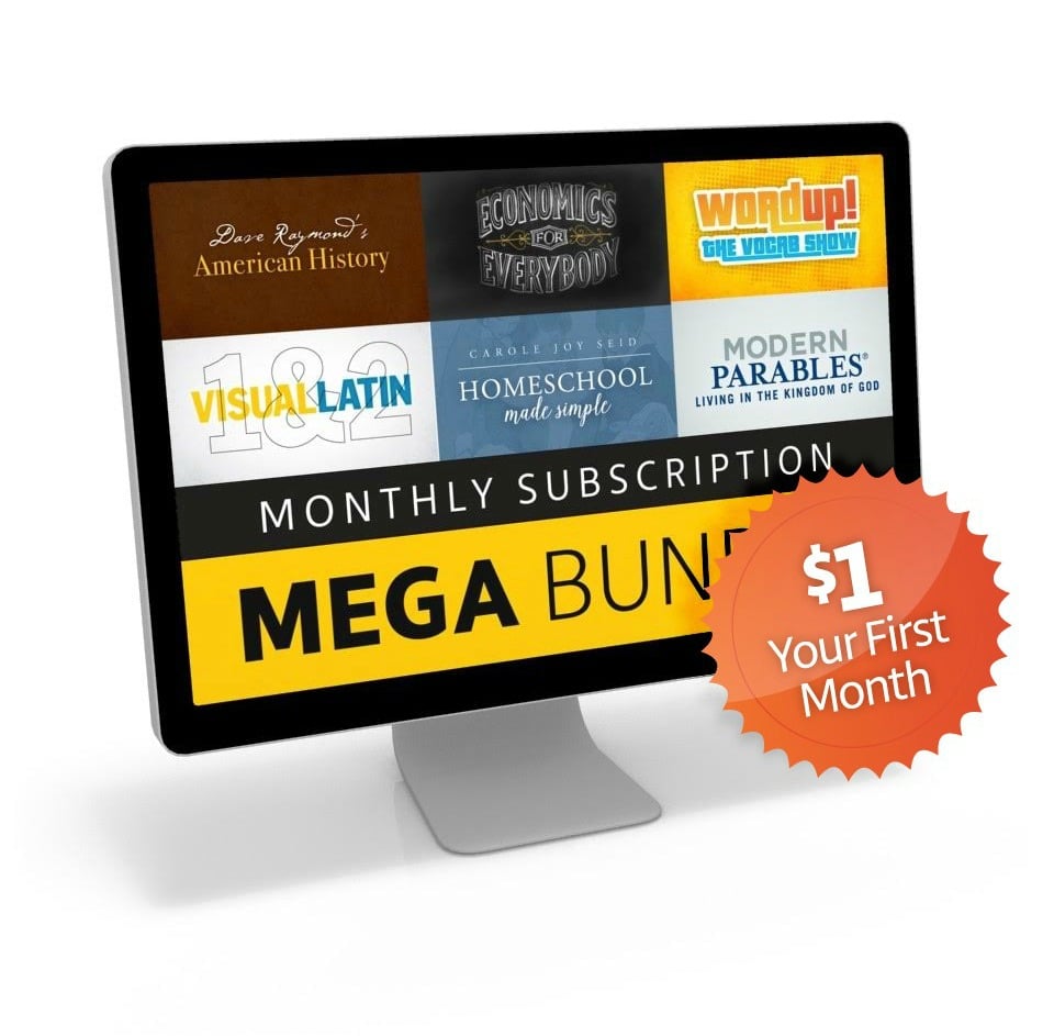 Homeschool Mega Bundle Subscription Only $16/Month!