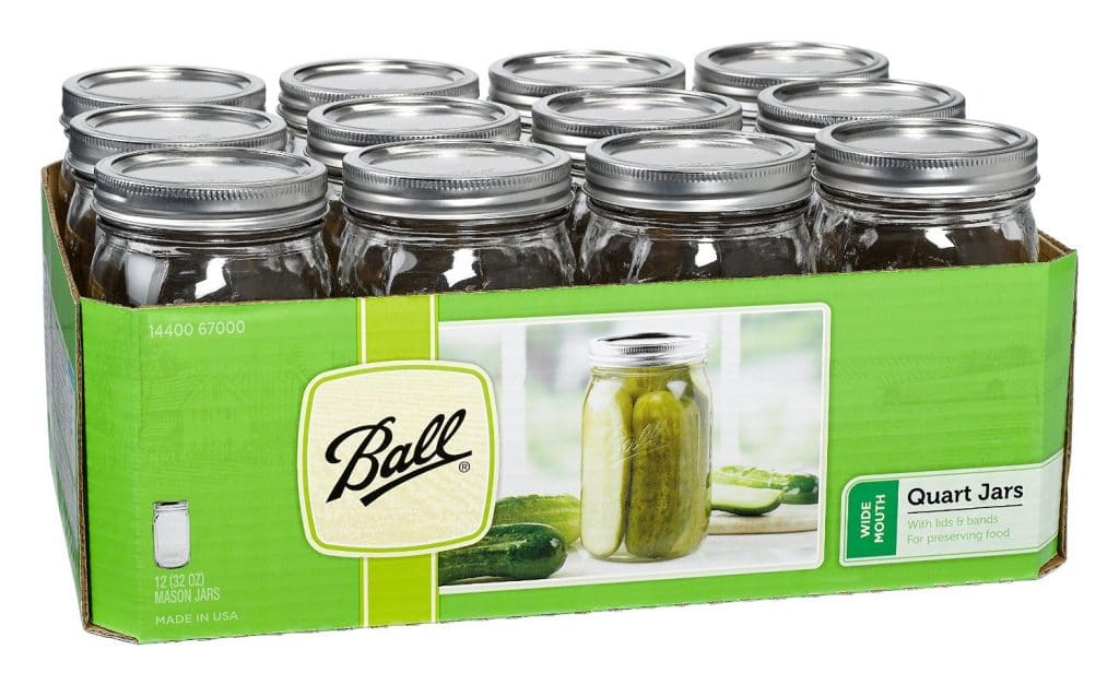 Ball Wide Mouth Quart Jars (Case of 12) Only $8.99! (Just $0.75 Each!)