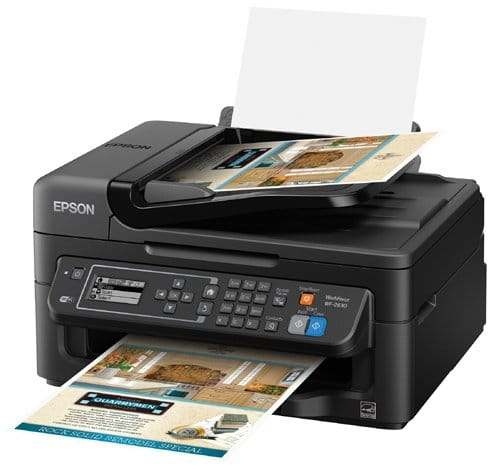 Epson WorkForce Wireless All-in-one Compact Color Printer Only $49.99!