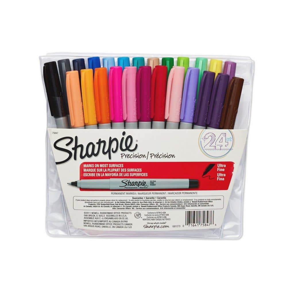 Sharpie Permanent Markers 24 Count Set Only $9!