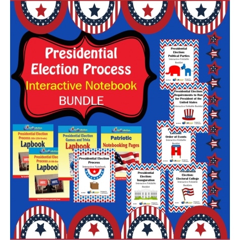 Presidential Election Interactive Notebook Bundle Only $7.65! (70% Off!)