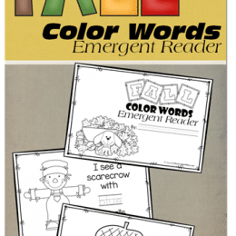 FREE Color Word Emergent Readers