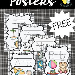 FREE Alphabet Posters and Flashcards