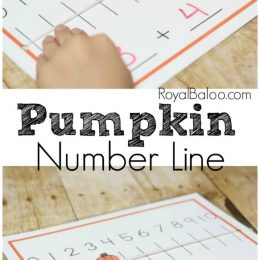 FREE Pumpkin Number Lines