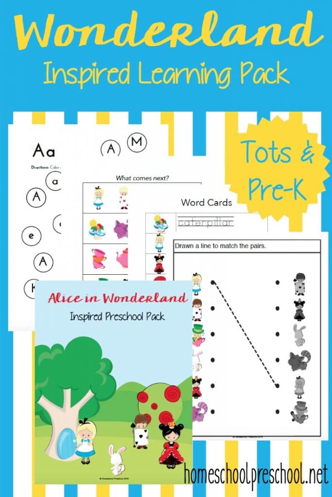 FREE Alice in Wonderland Printables Pack