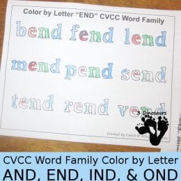 FREE Word Ending Practice Pack