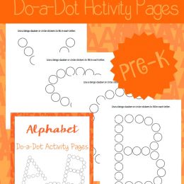 FREE Alphabet Dot Activity Pages