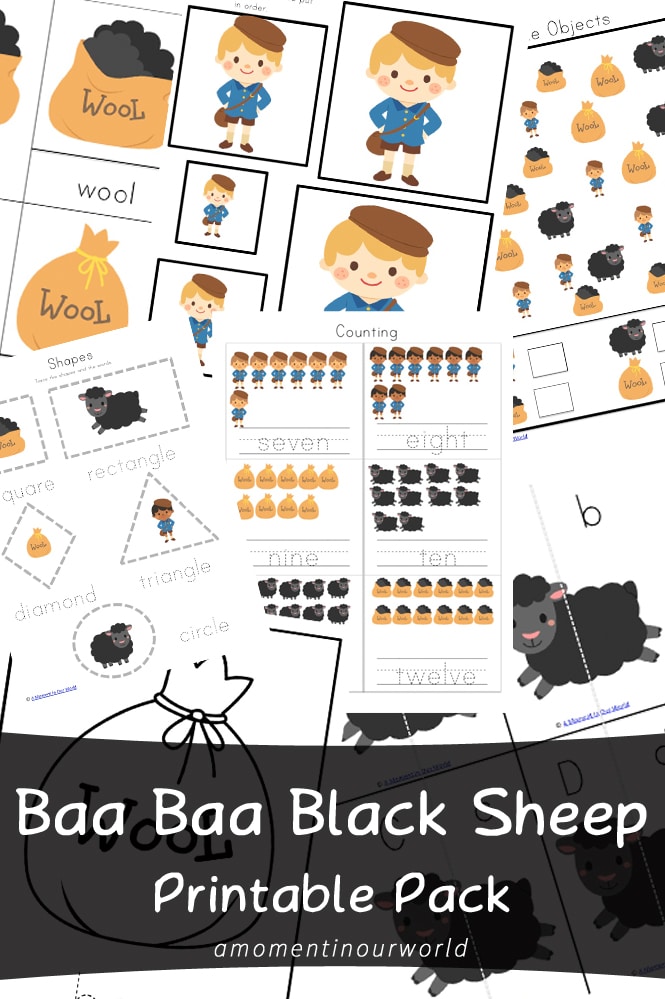 FREE Baa Baa Black Sheep pack