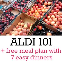 FREE Aldi Meal Plan