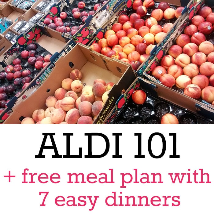 FREE Aldi Meal Plan