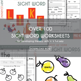FREE Sight Word Worksheets