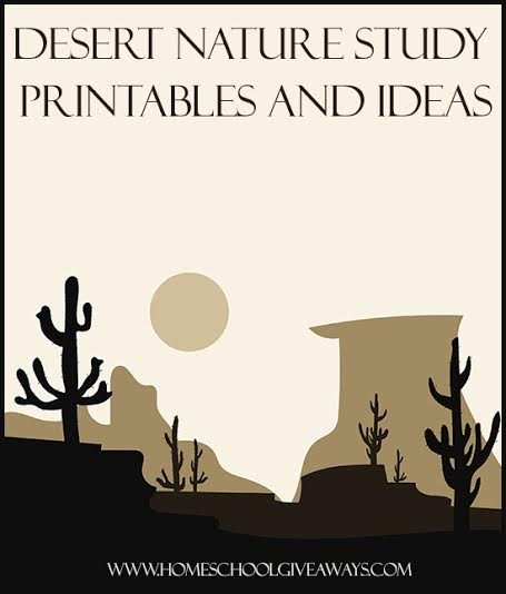 FREE Desert Nature Study Printables