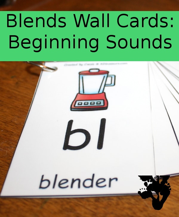 FREE Blends Wall Cards Beginning Sounds