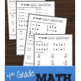 FREE 4th Grade Math Worksheets