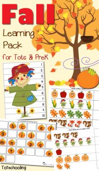 FREE Fall Printable Pack for Preschoolers