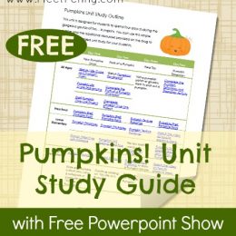 FREE Pumpkins Unit Study