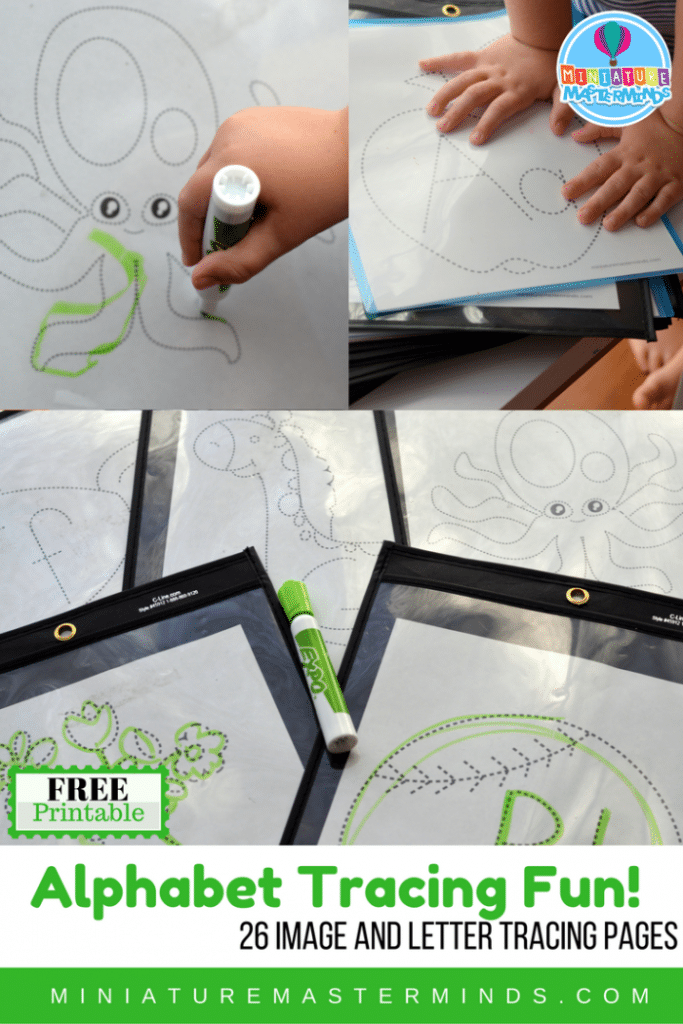 FREE Letter Tracing Alphabet Pages