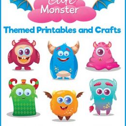 FREE Cute Monster Themed Printables