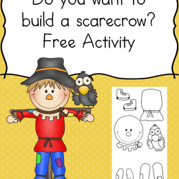 FREE Scarecrow Activity Set