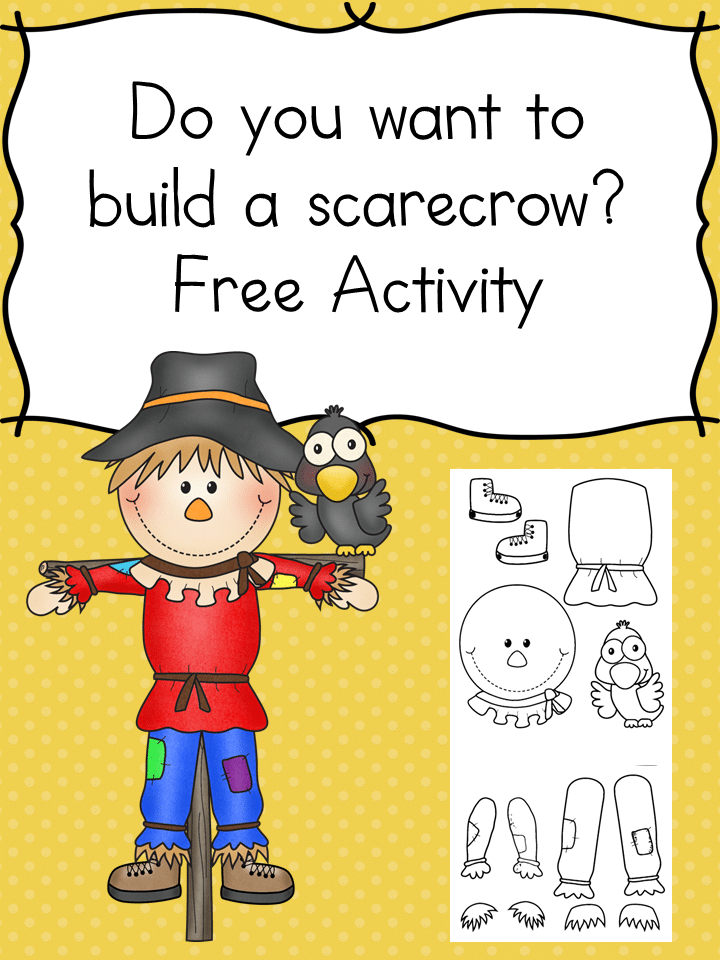 FREE Scarecrow Activity Set