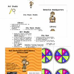 FREE Super Sleuths Vocab Pack