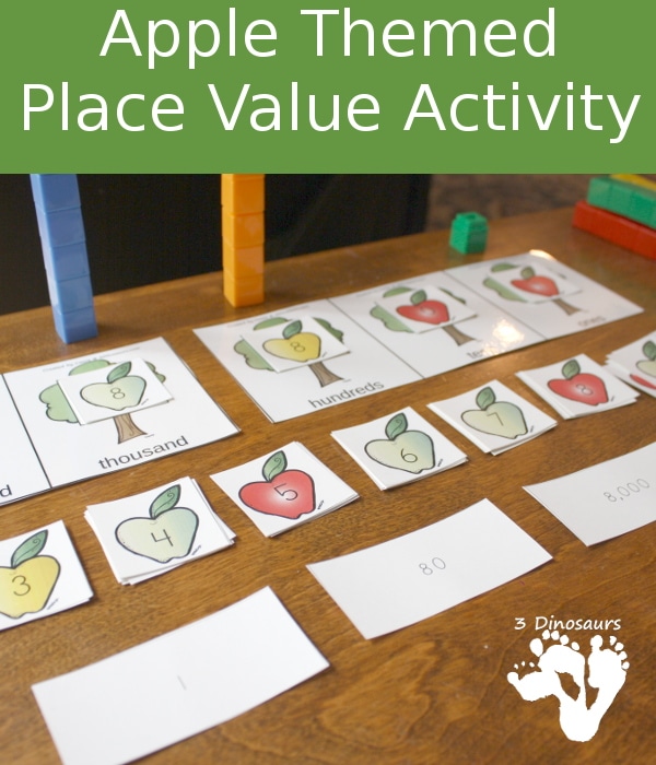 FREE Apple Themed Place Value Activity