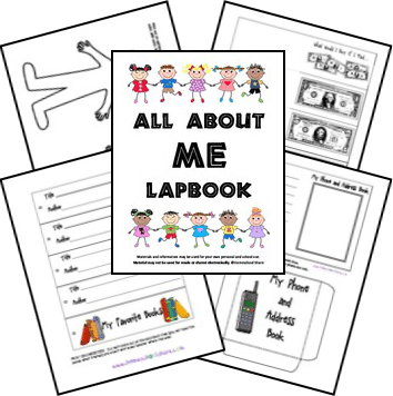 FREE All About Me Lapbook