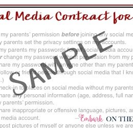 FREE Social Media Contract