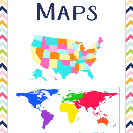 FREE Maps Printables Pack