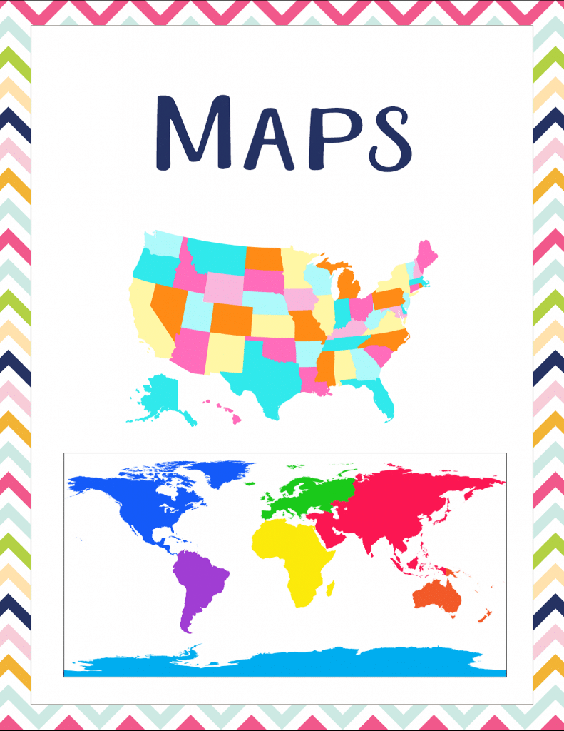 FREE Maps Printables Pack