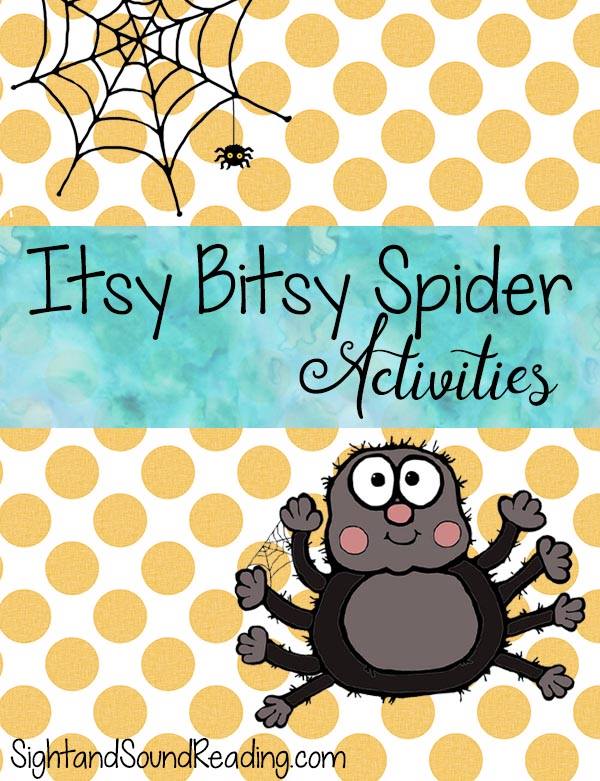 FREE Itsy Bitsy Spider Activities