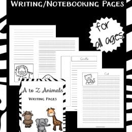 FREE Animal Notebooking Pages