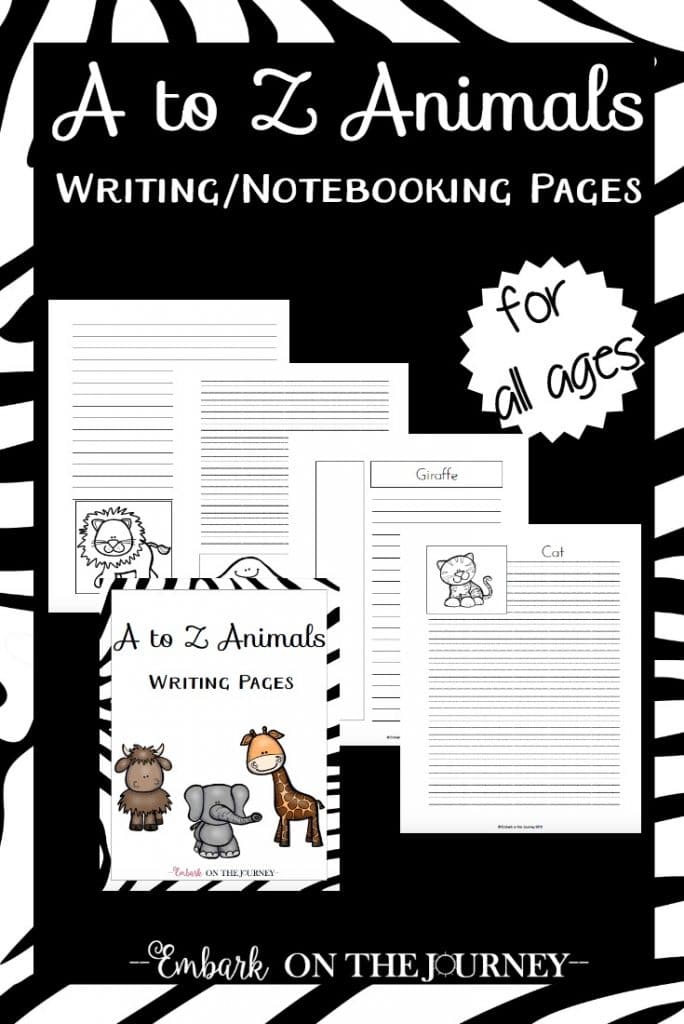 FREE Animal Notebooking Pages