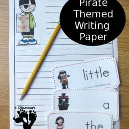 FREE Pirate Themed Writing Paper