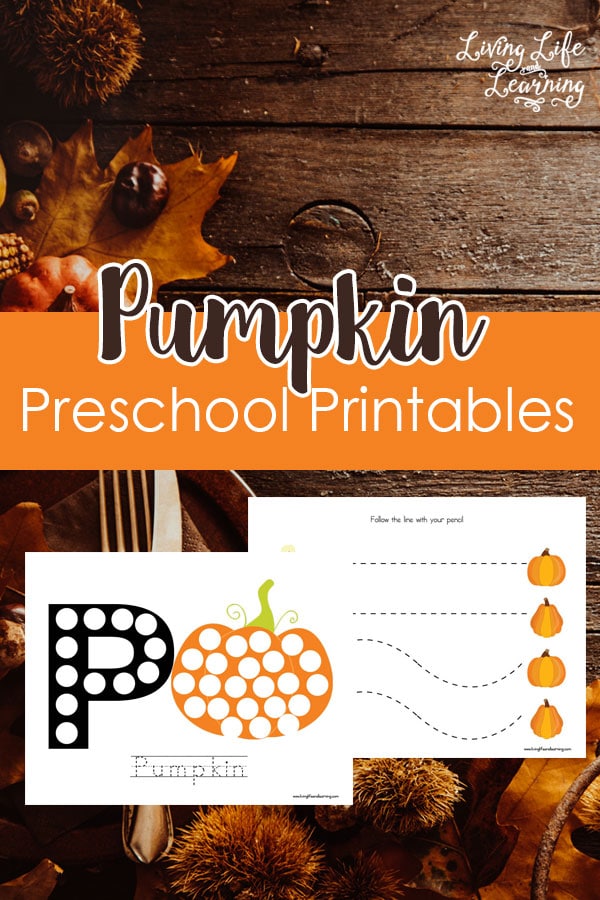 FREE Pumpkin Preschool Printables