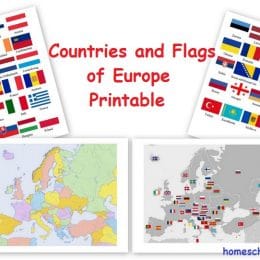 FREE European Countries Flag and Printables