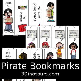 FREE Pirate Bookmarks