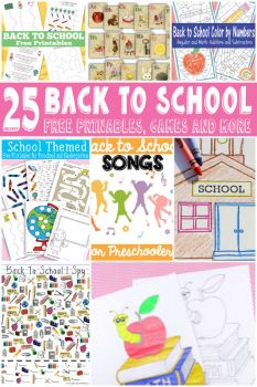 25 FREE Back to School Printables