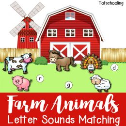 FREE Farm Animals Letter Sounds Pack