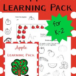 FREE Apples Learning Pack