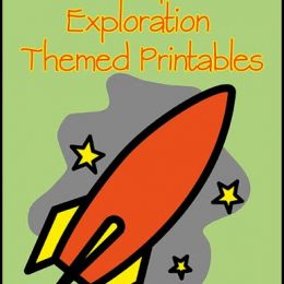 FREE Space Exploration Themed Printables